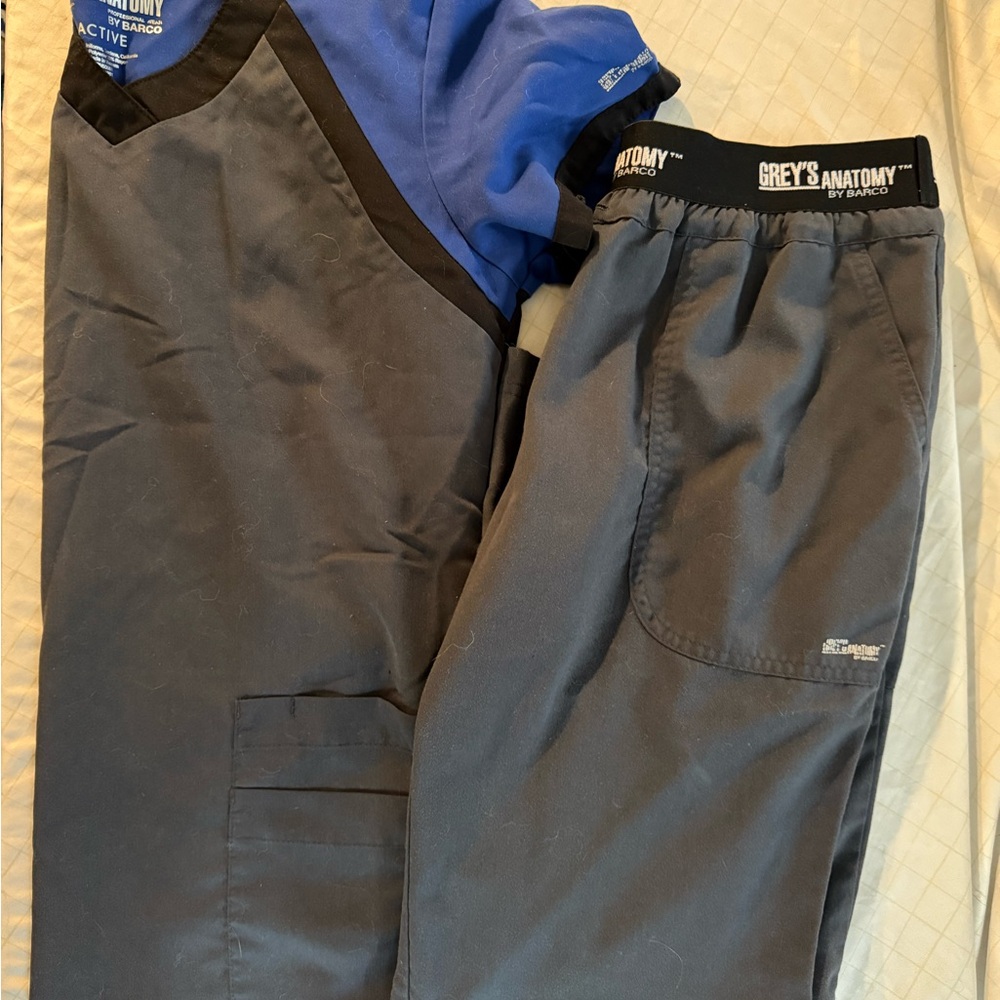 Grey's Anatomy Charcoal Scrub set